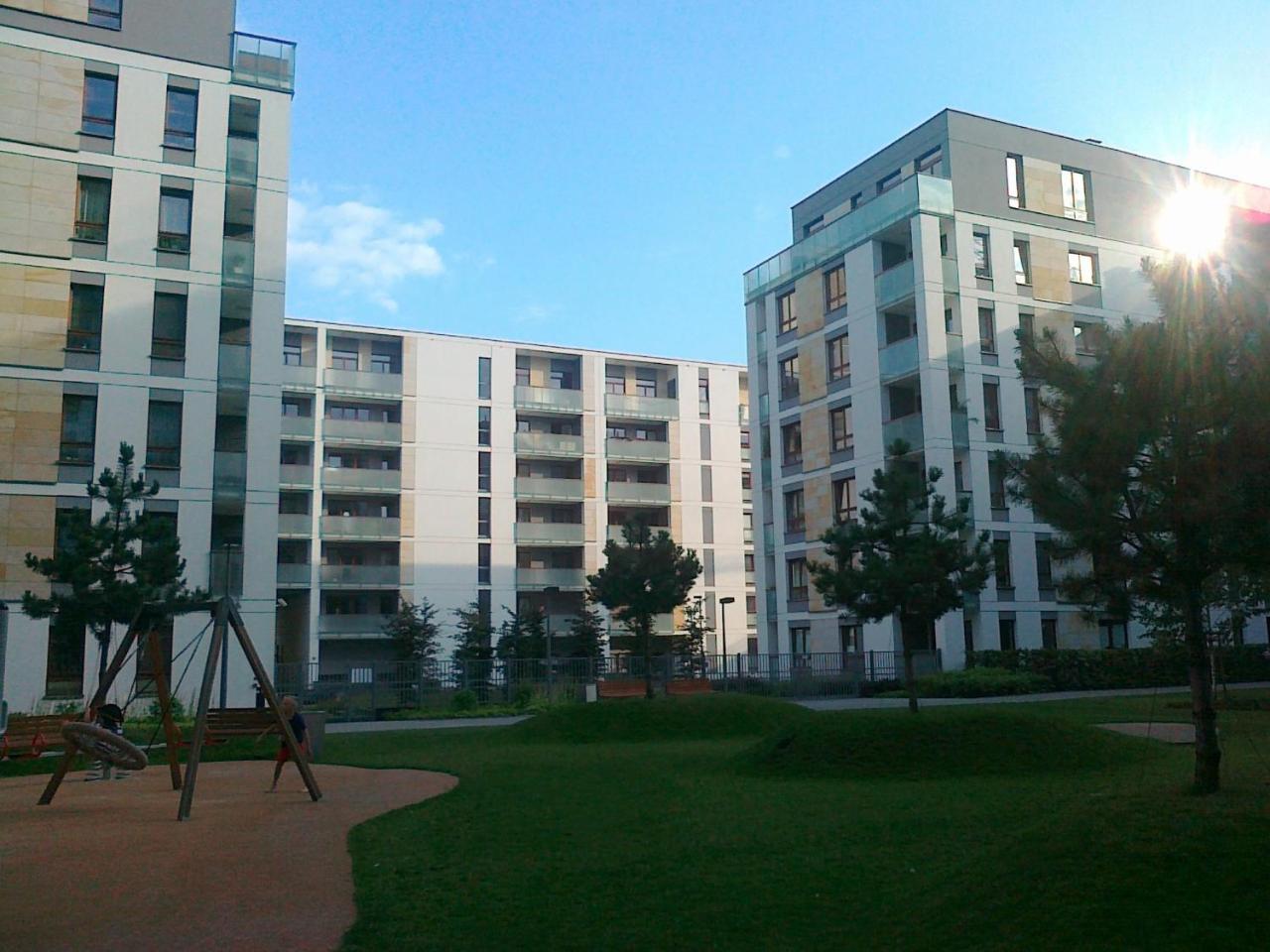 Żoliborz Green Garden Apartment Warschau Buitenkant foto